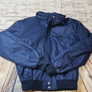 Vintage Members‎ Only Blue Jacket Zipper Hat Size 40